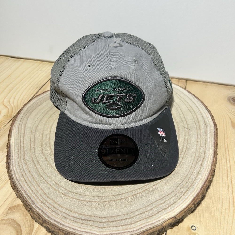 New York Jets Hat New Era 9Forty Green Gray NY Adjustable Strapback NFL New